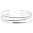 Silver Cuff Set - Twist and Sparkle