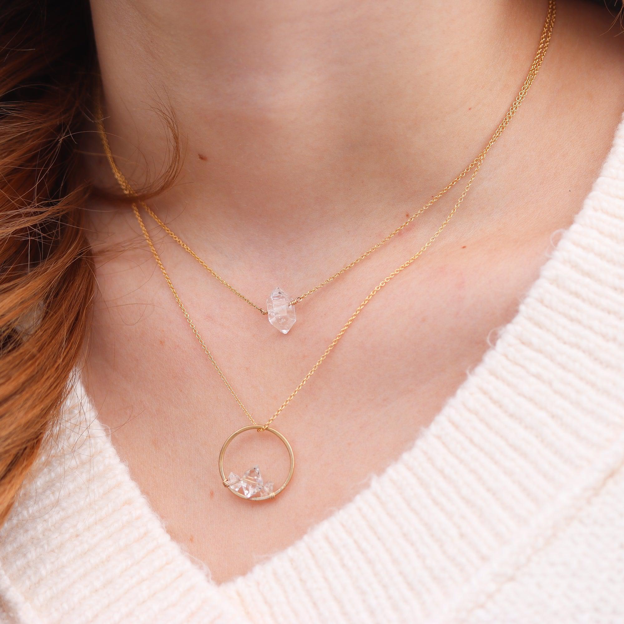 Gold Herkimer Set