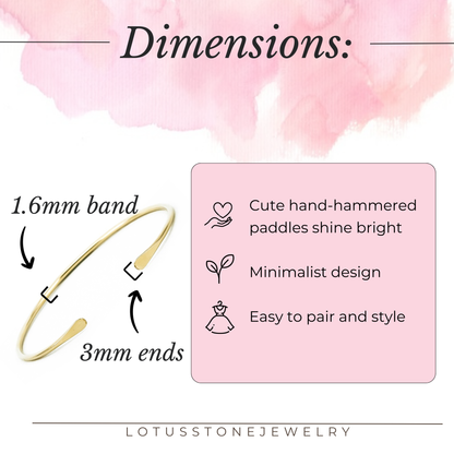 Smooth Cuff Set in Gold