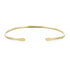 Smooth Thin 14K Gold Cuff Bracelet