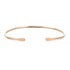 Smooth Thin Rose Gold Cuff Bracelet