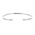 Smooth Thin Silver Cuff Bracelet