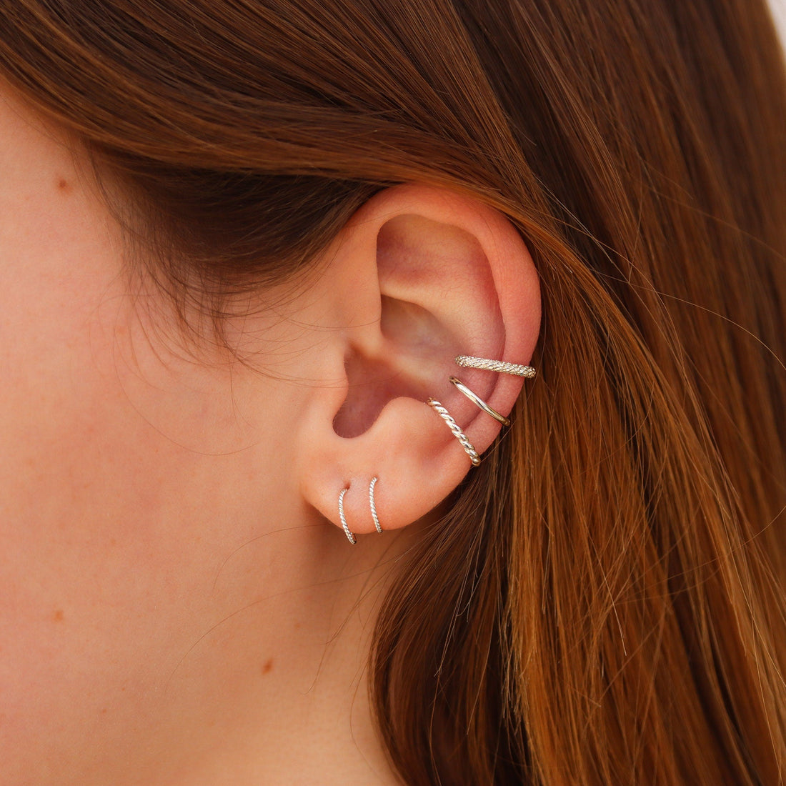 Sparkle Illusion Hoops
