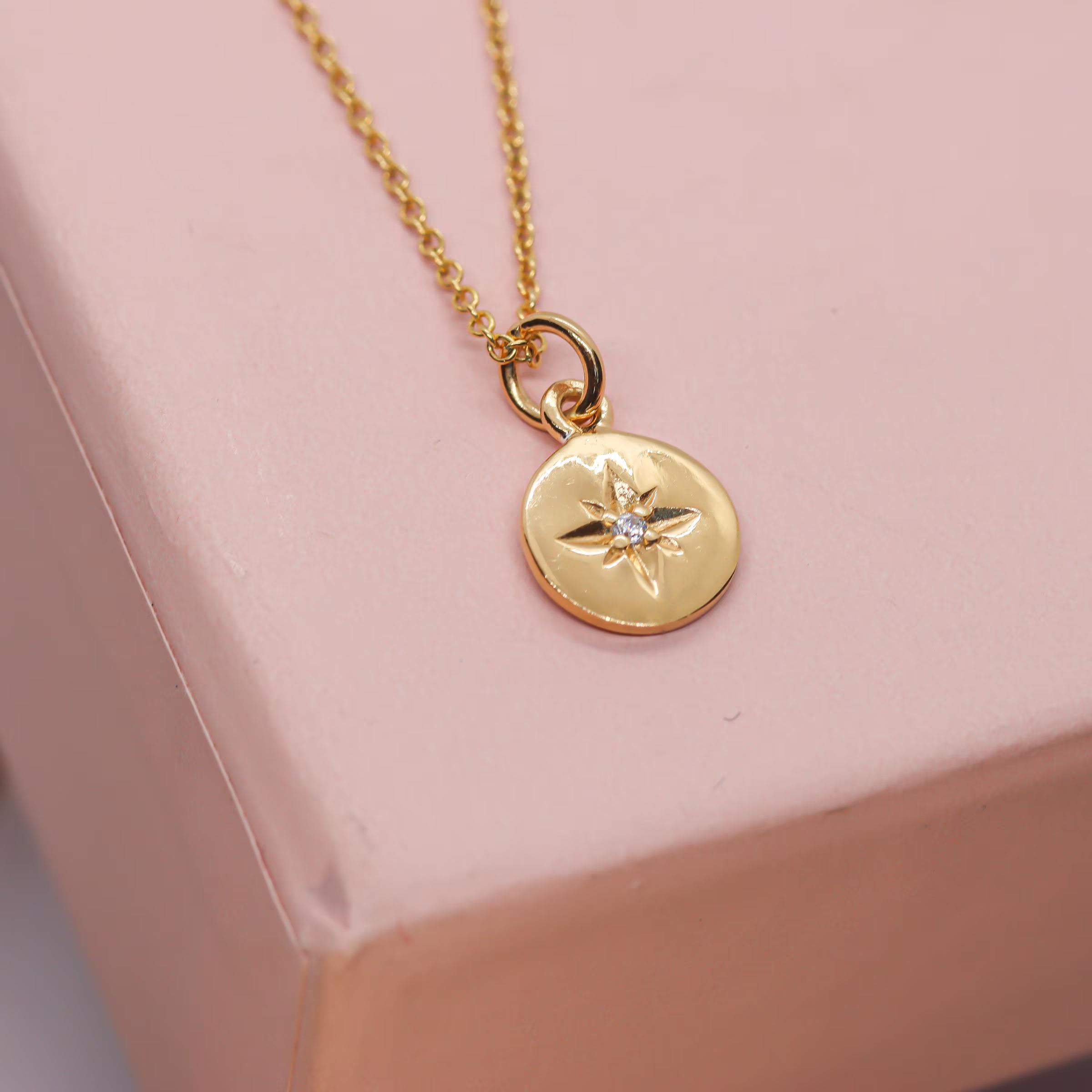 Starburst Necklace with Gemstone