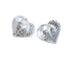 String of Heart Stud Earrings