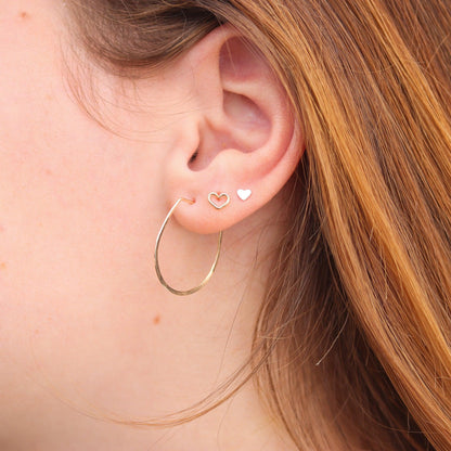 Teardrop Hoops