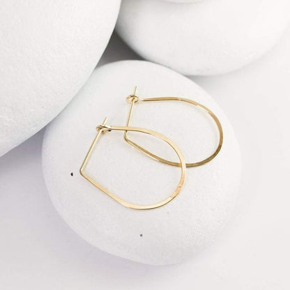 Teardrop Hoops