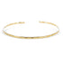 Thin Hammered 10K Gold Cuff Bracelet