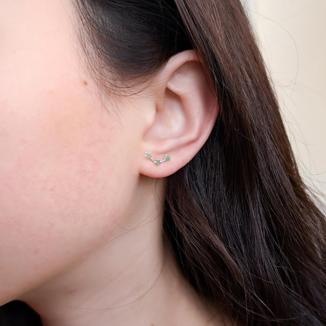 Tiny Constellation Stud Earrings in Sterling Silver