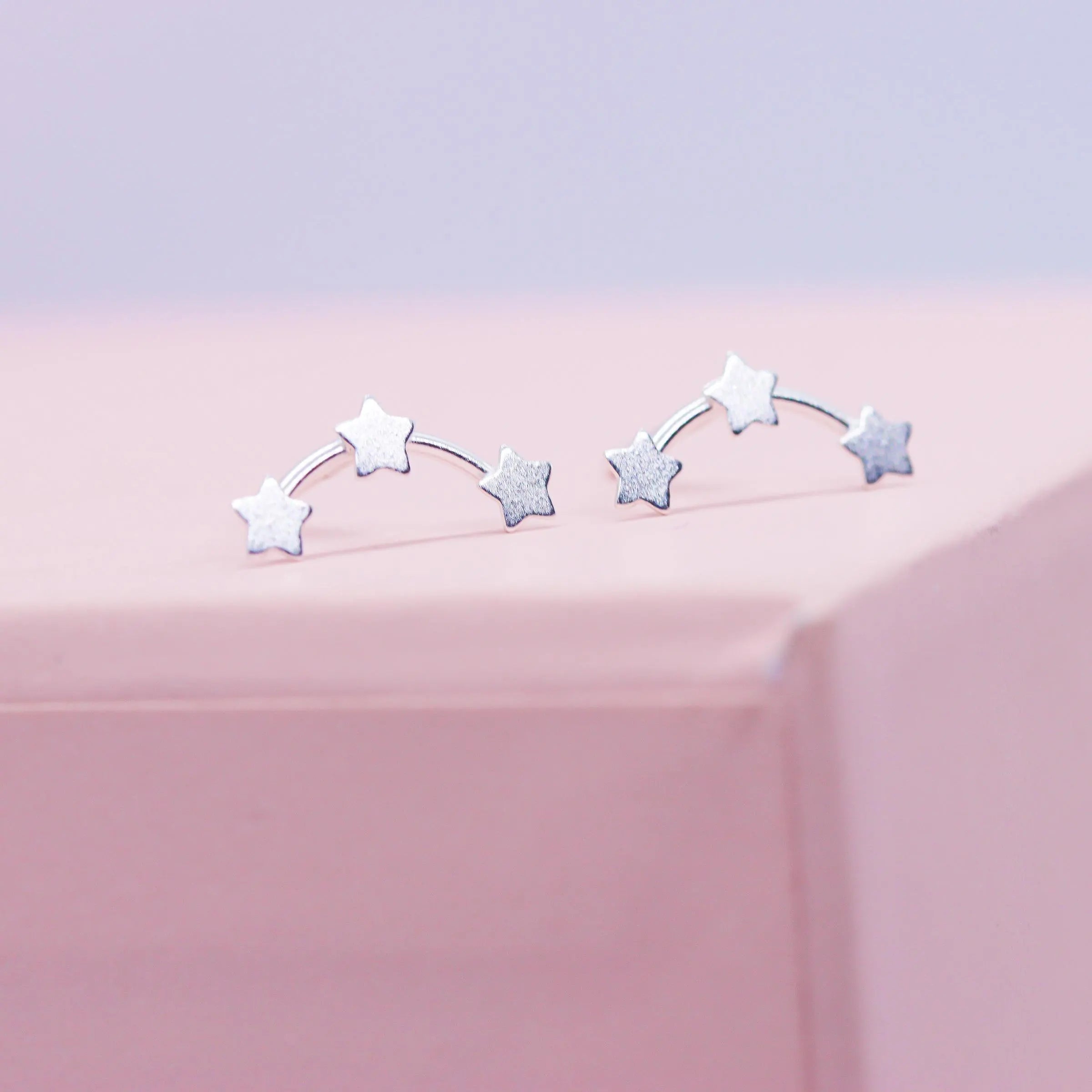 Tiny Constellation Stud Earrings in Sterling Silver