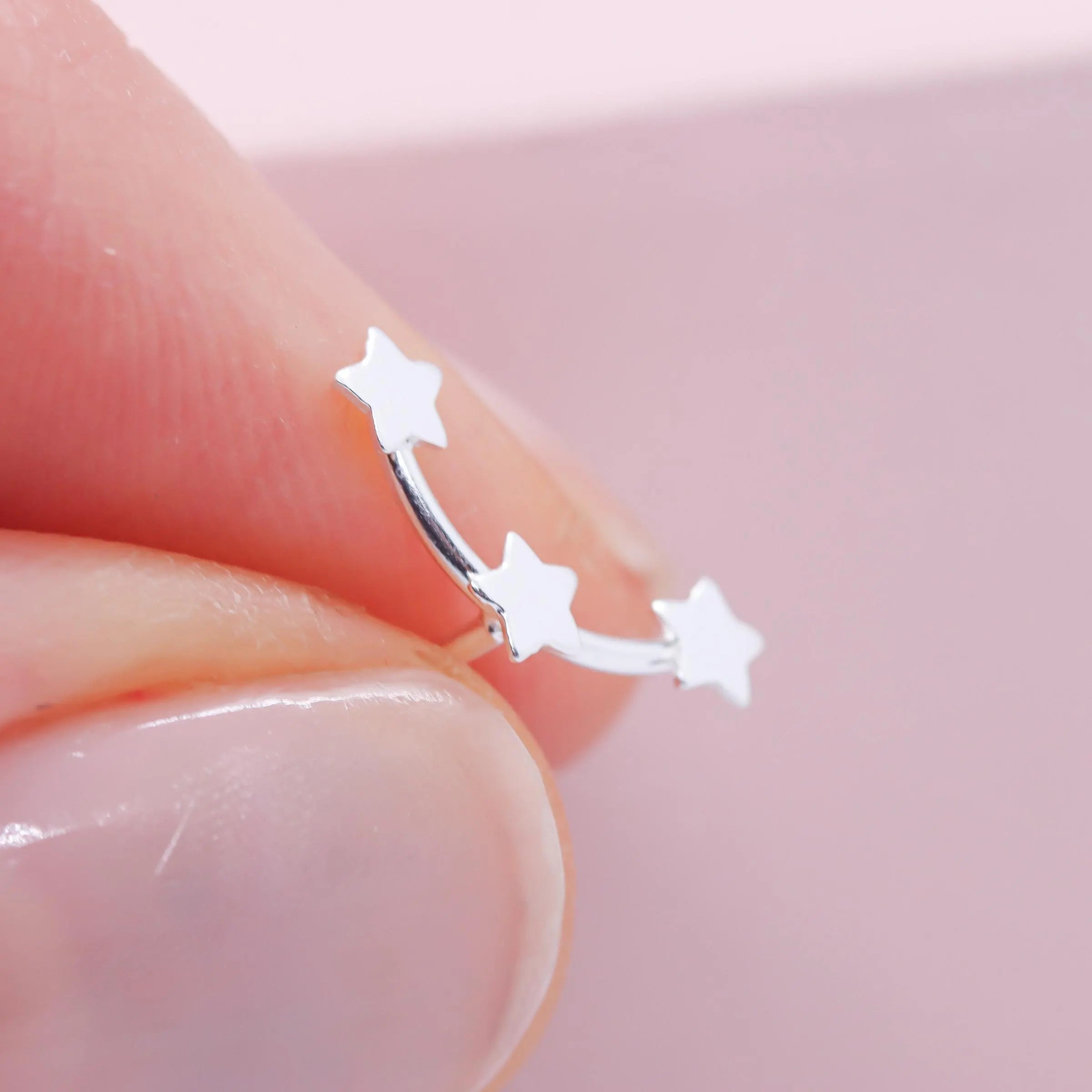 Tiny Constellation Stud Earrings in Sterling Silver