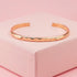 Wide Hammered Brass Cuff Bracelet