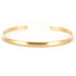 Wide Matte Gold Cuff Bracelet