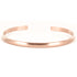 Wide Matte Rose Gold Cuff Bracelet
