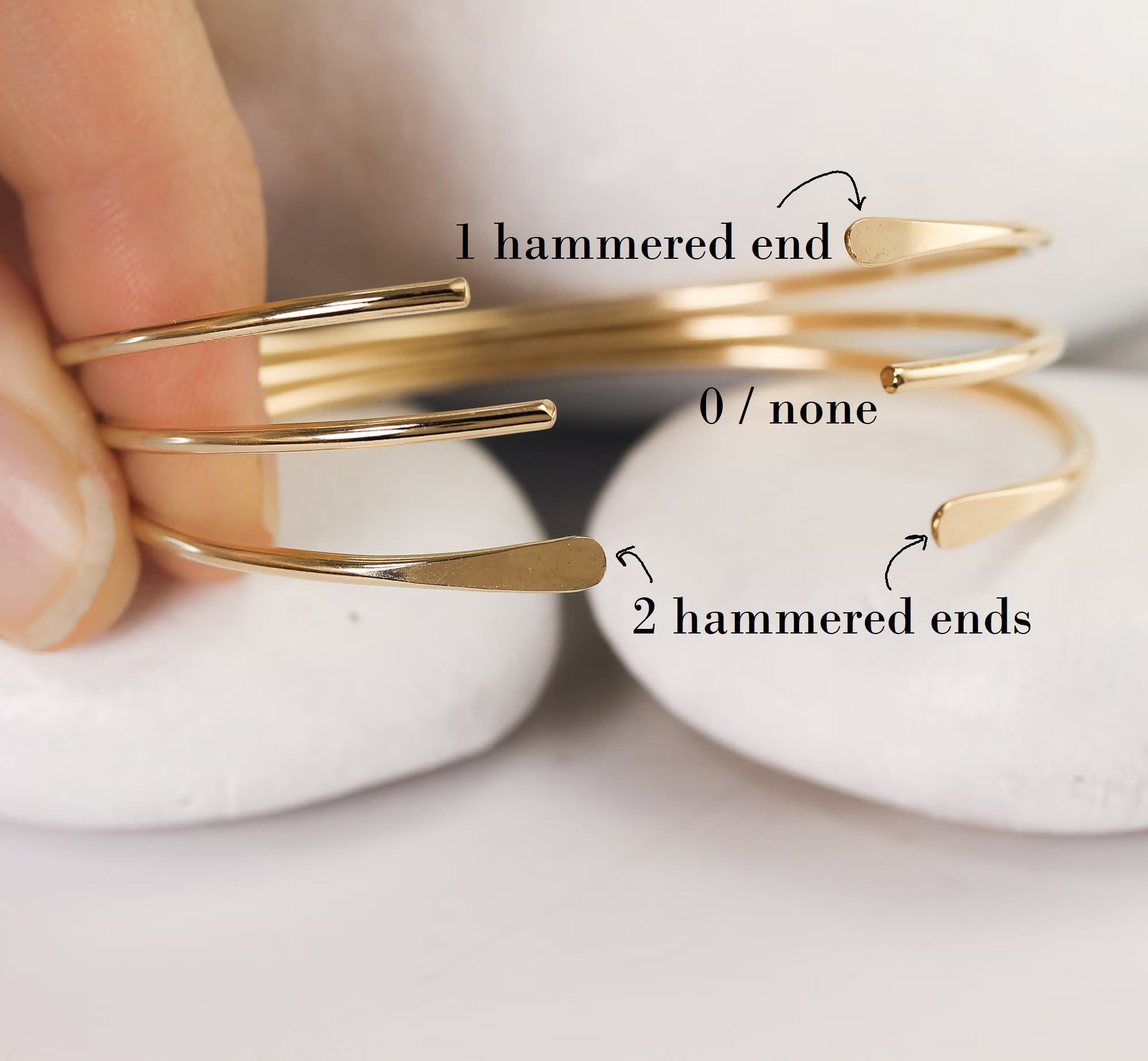 Smooth Thin Brass Cuff