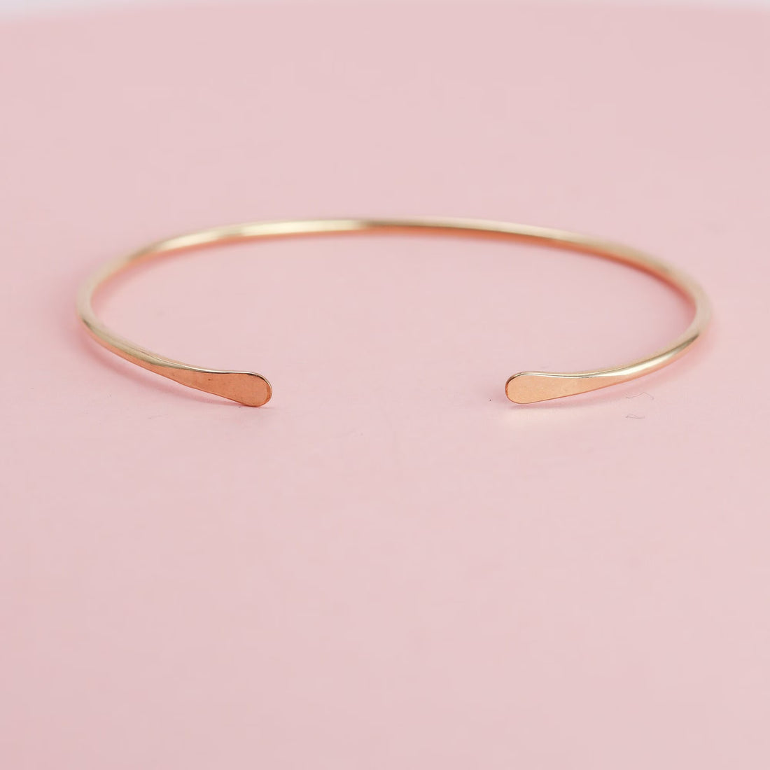 Smooth Thin Brass Cuff