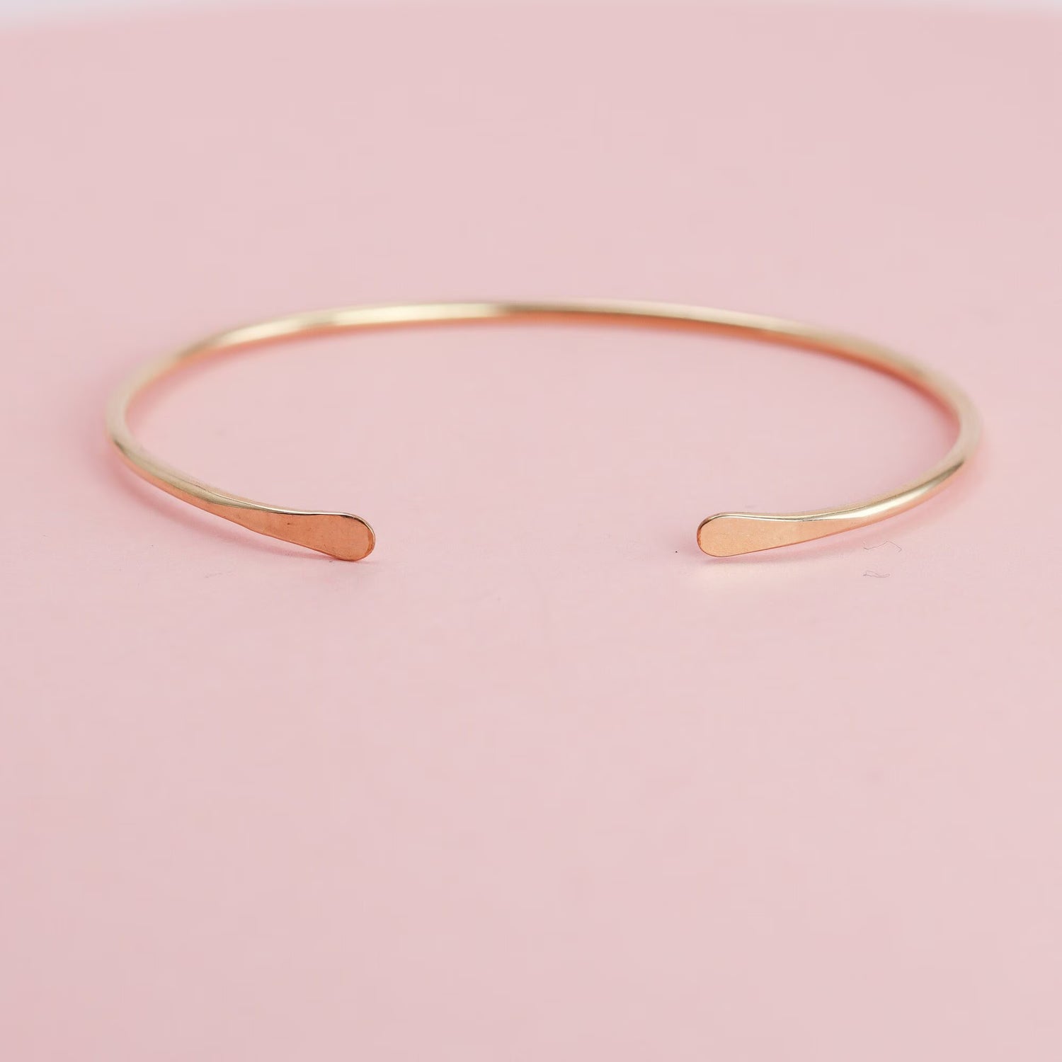 Smooth Thin Brass Cuff