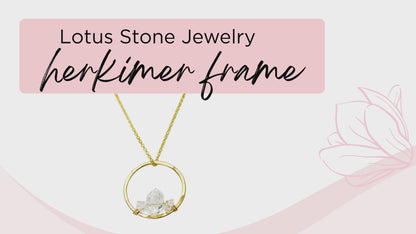 Herkimer Frame Necklace