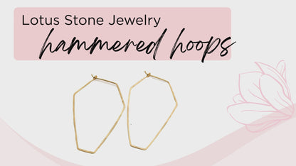 Large Coffin Hoops