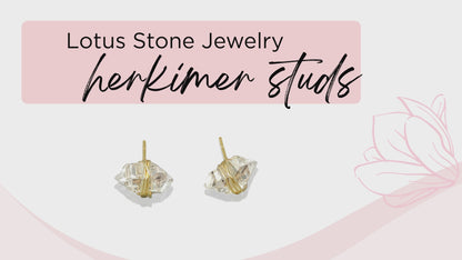 Herkimer Stud Earrings