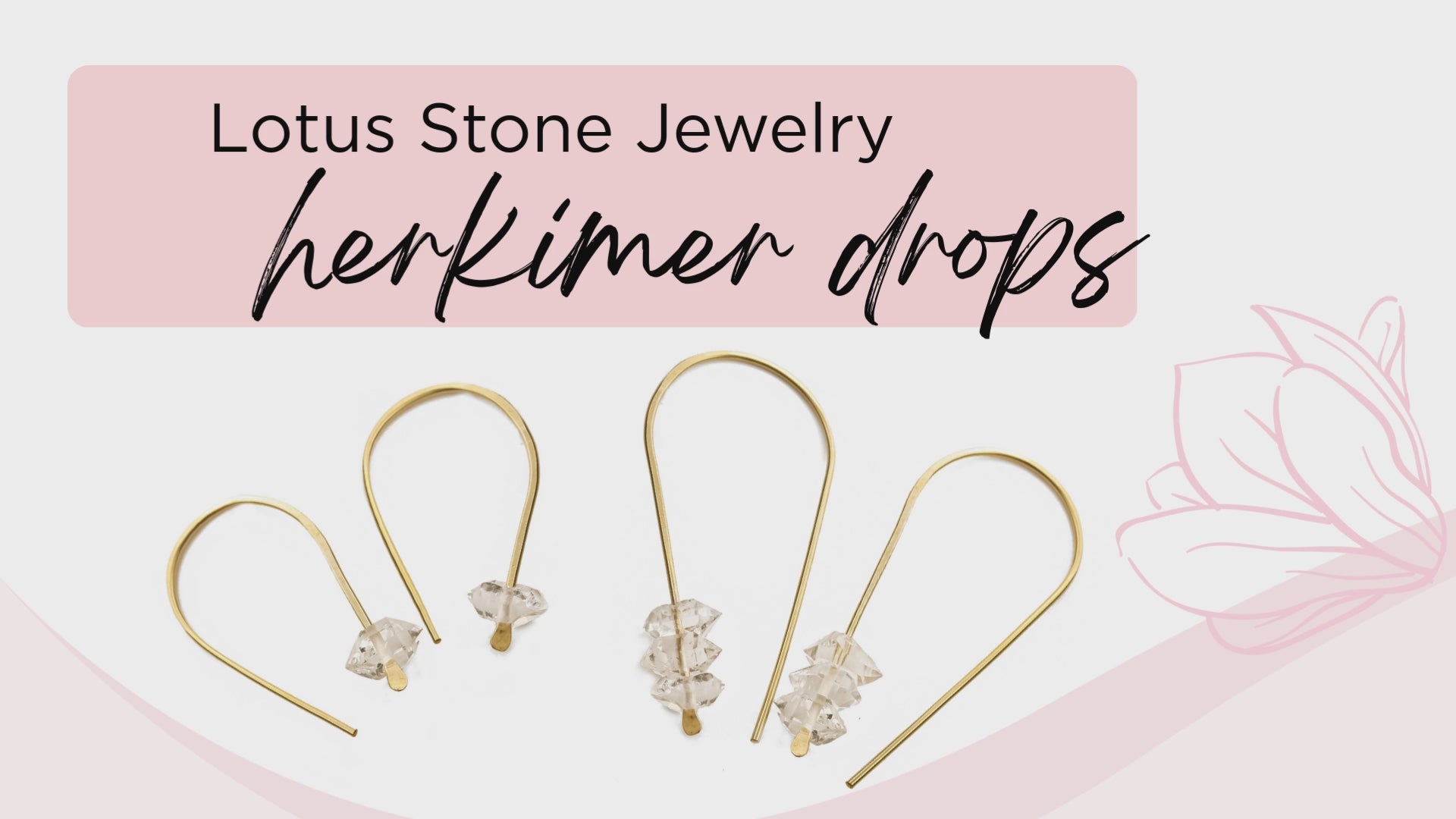 Herkimer Threader Earrings