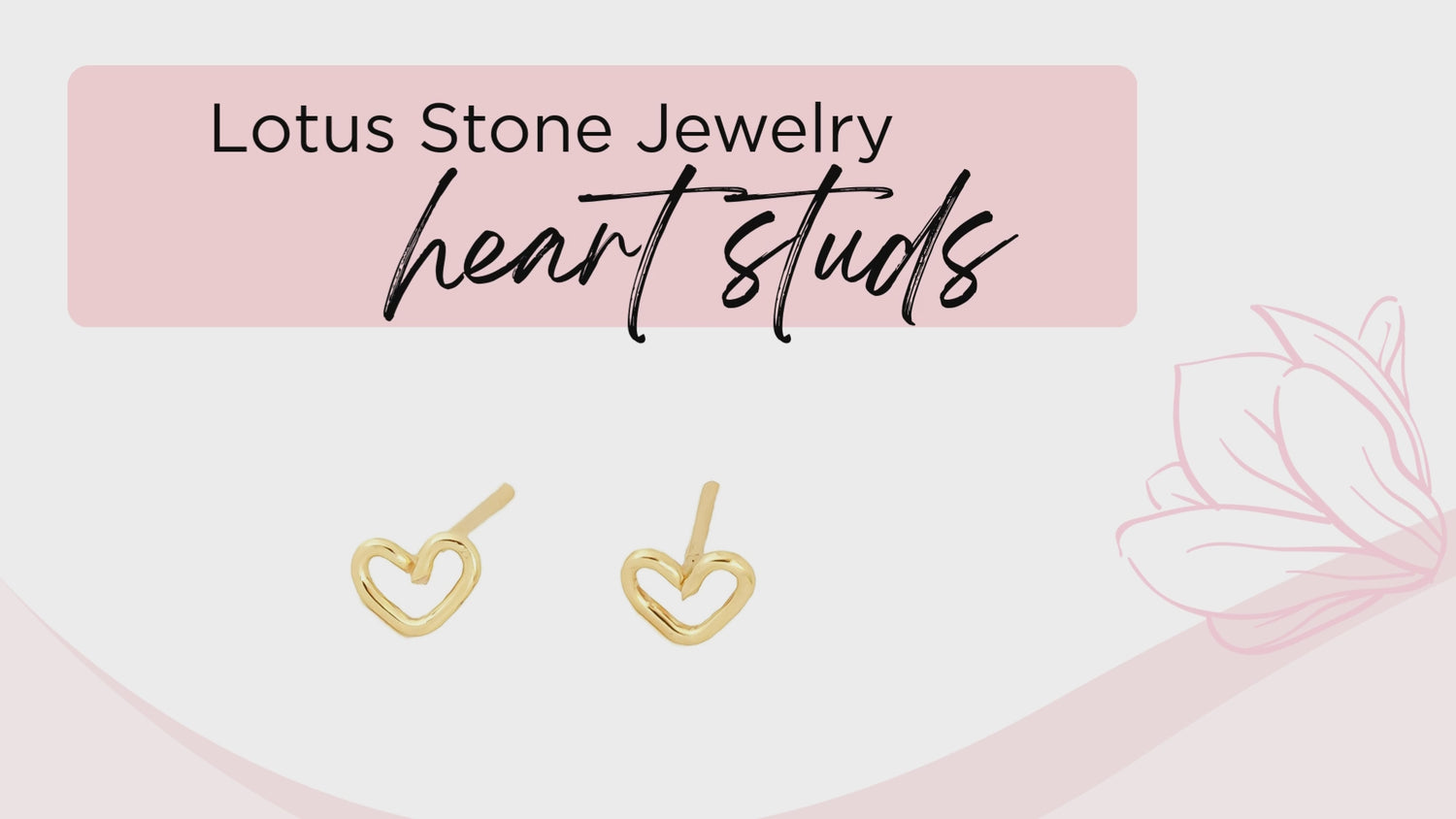 Mini Heart Studs