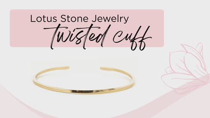 Sterling Silver Twist Cuff Bracelet