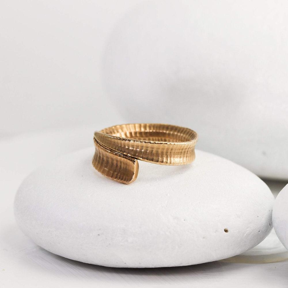 Cactus Spine Ring in Bronze