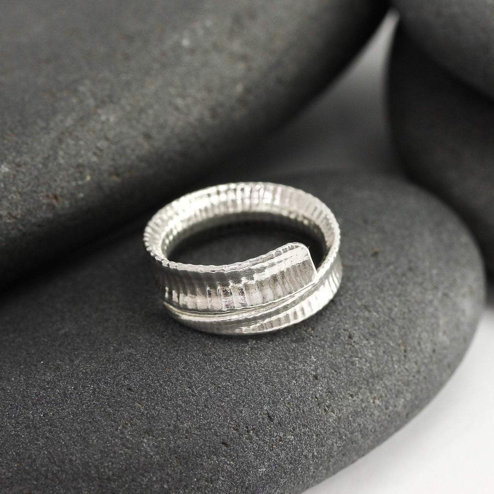 Cactus Spine Wrapped Ring in Silver