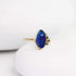 Deep Blue Opal Ring in 14K Gold