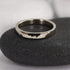Hammered 14K Gold Wedding Band in White, Yellow, or Rose Gold, 3mm Men&