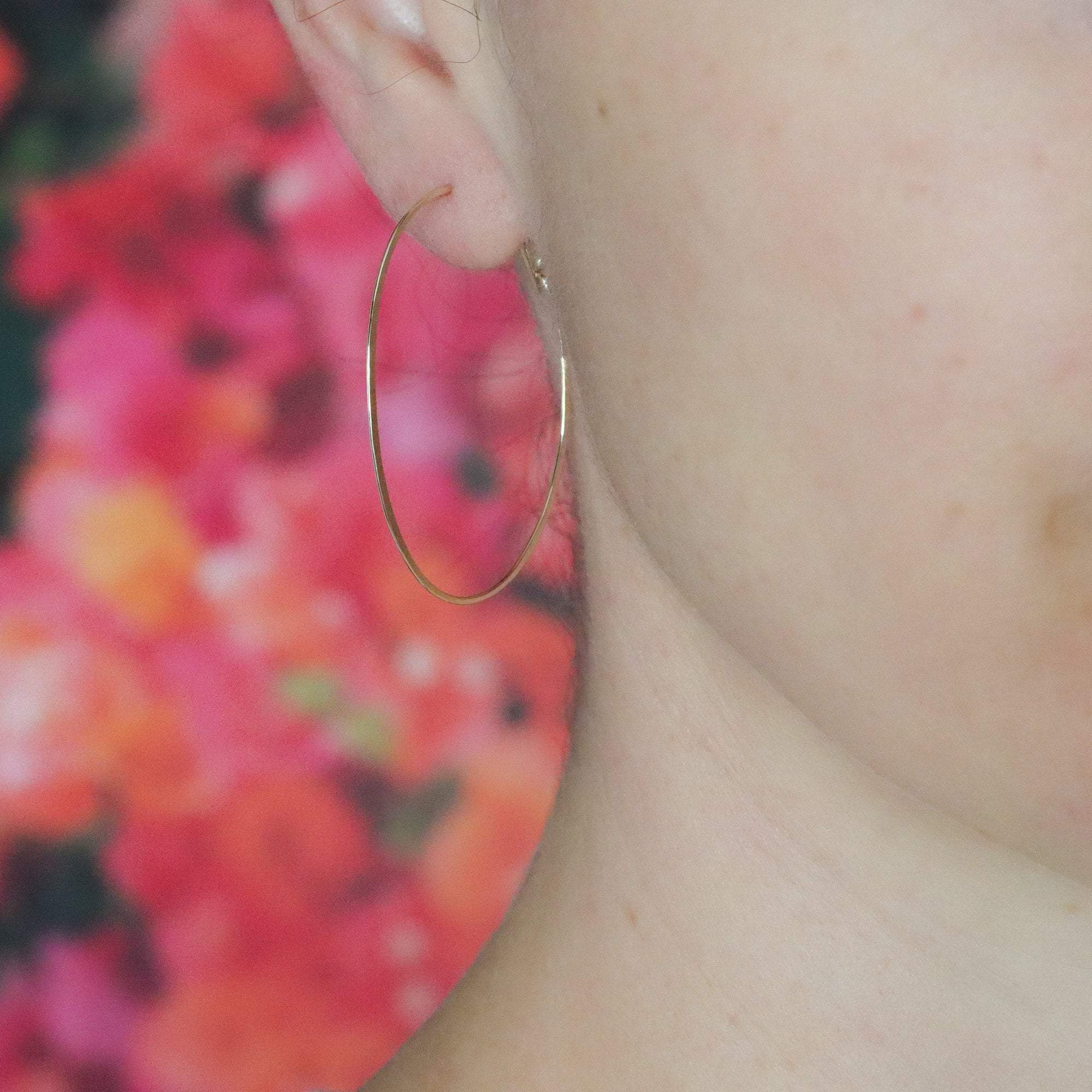 Large Oval Hoops