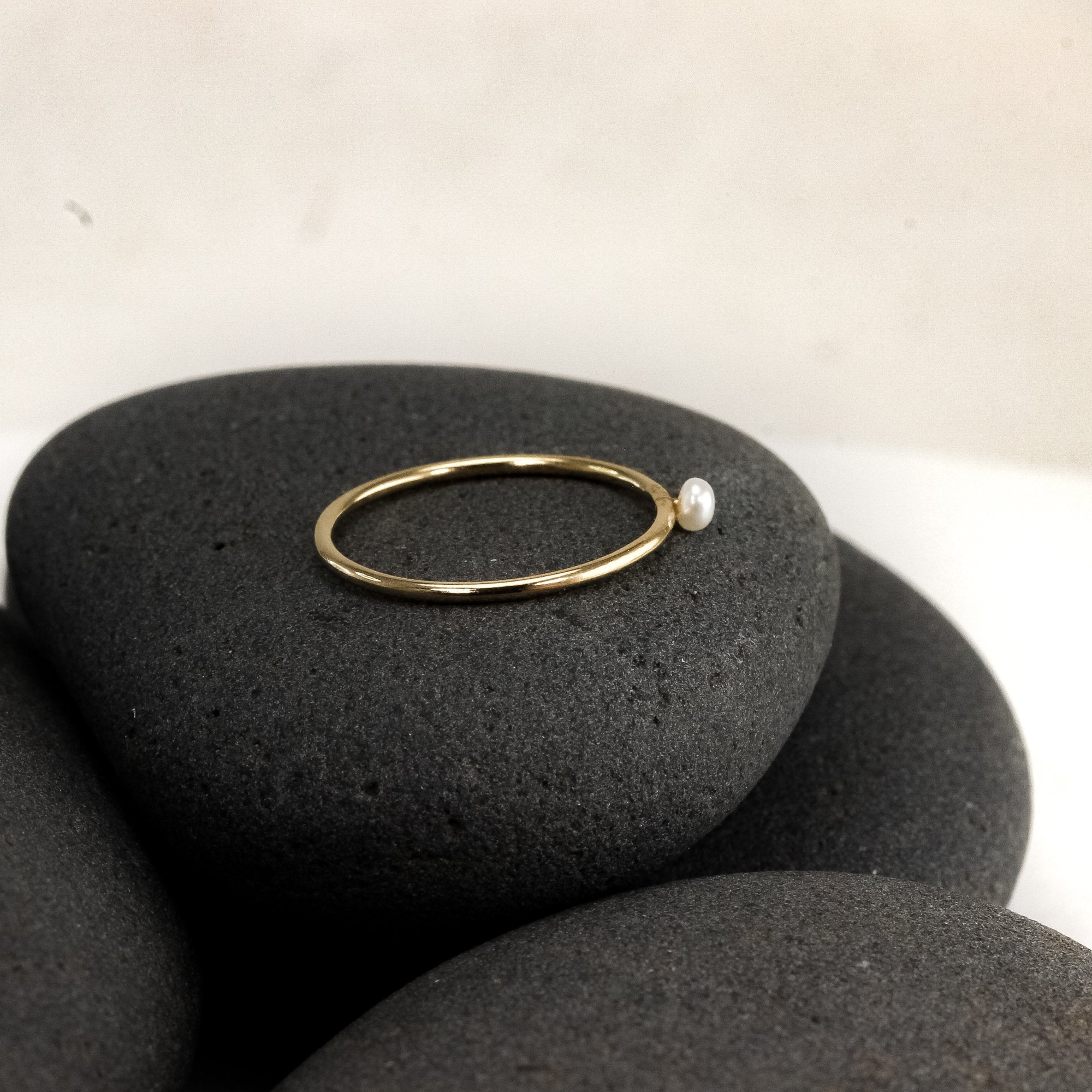 Mini Pearl Stacking Ring