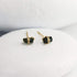 Mini Tourmaline Crystal Earrings