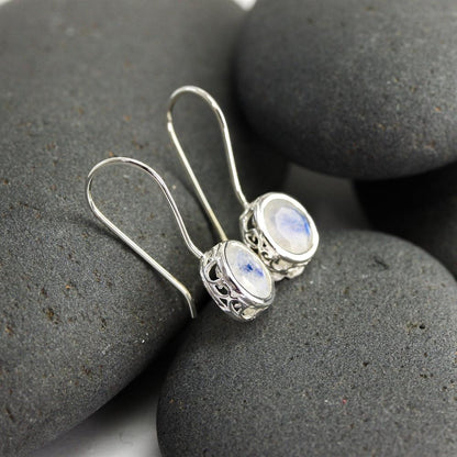 Moonstone Solitaire Earrings