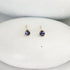 Solid 14K Gold Sapphire Studs