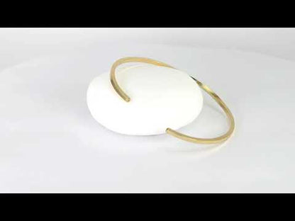 Twisted 10K Gold Cuff Bracelet