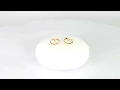 Mini Kiss Stud Earrings